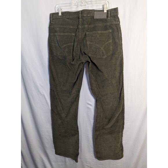 Calvin Klein Green Corduroy Jeans - Picture 3 of 7